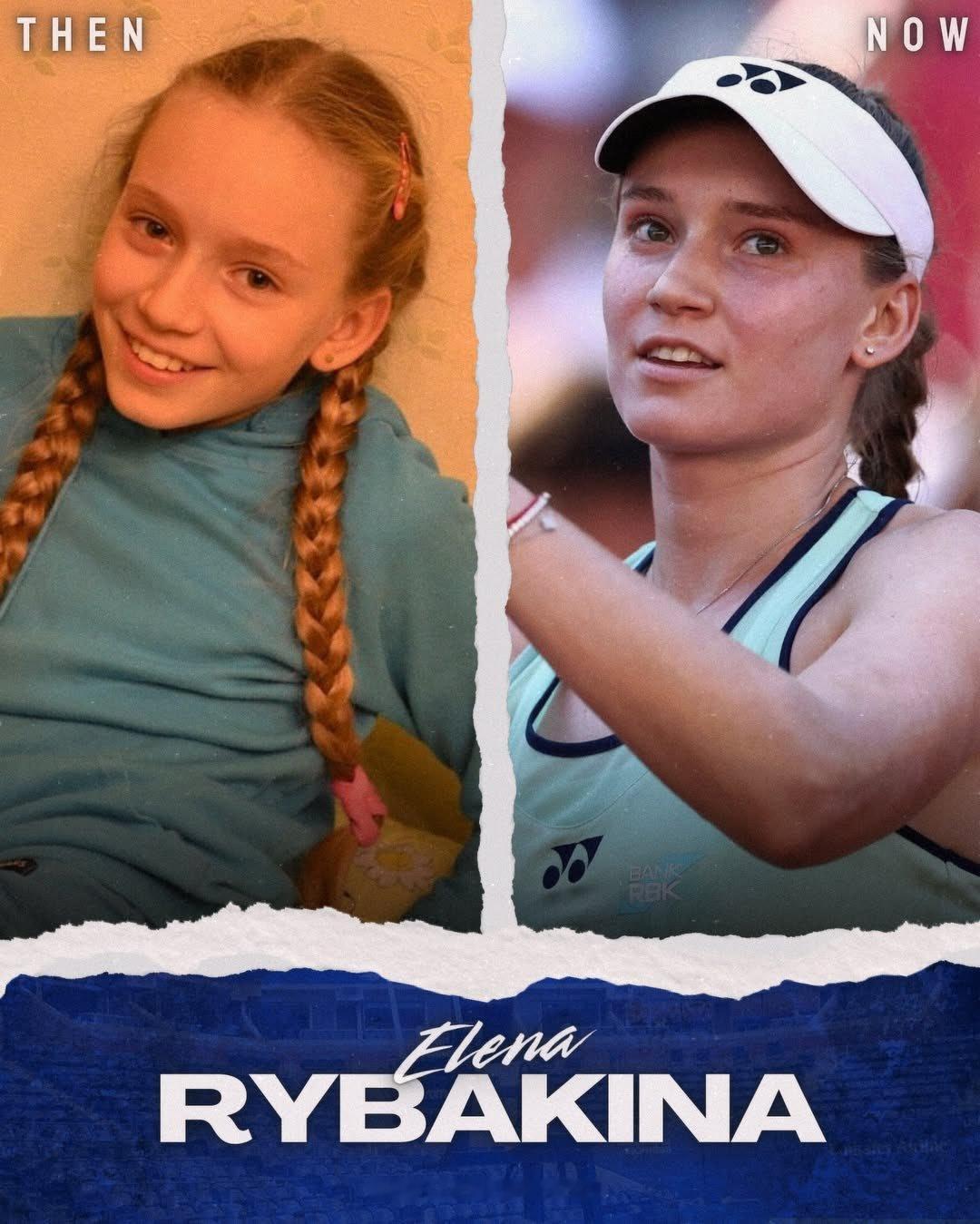 莱巴金娜小时候和长大后对比网坛风云