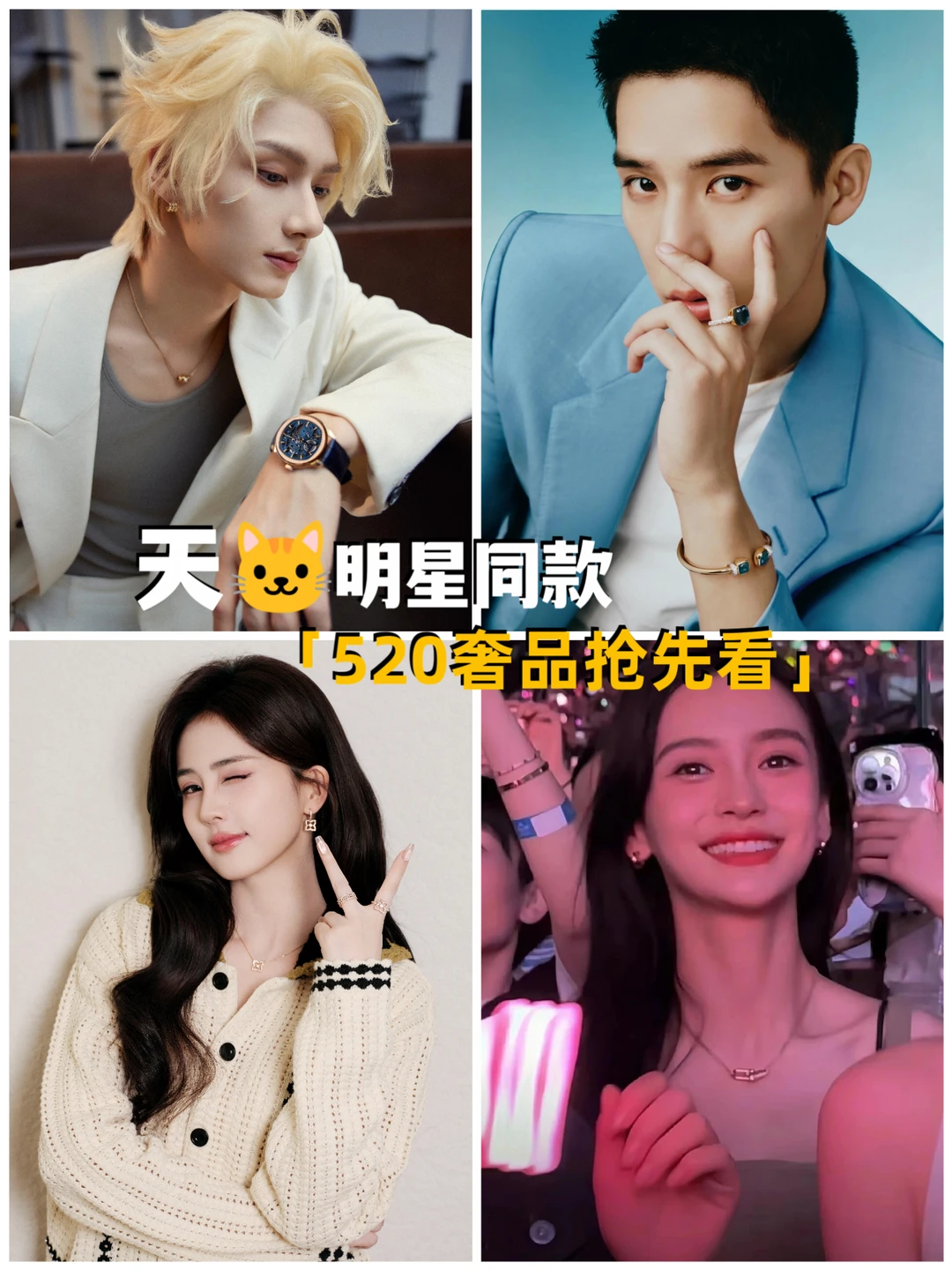 520心动信号｜明星同款奢品清单