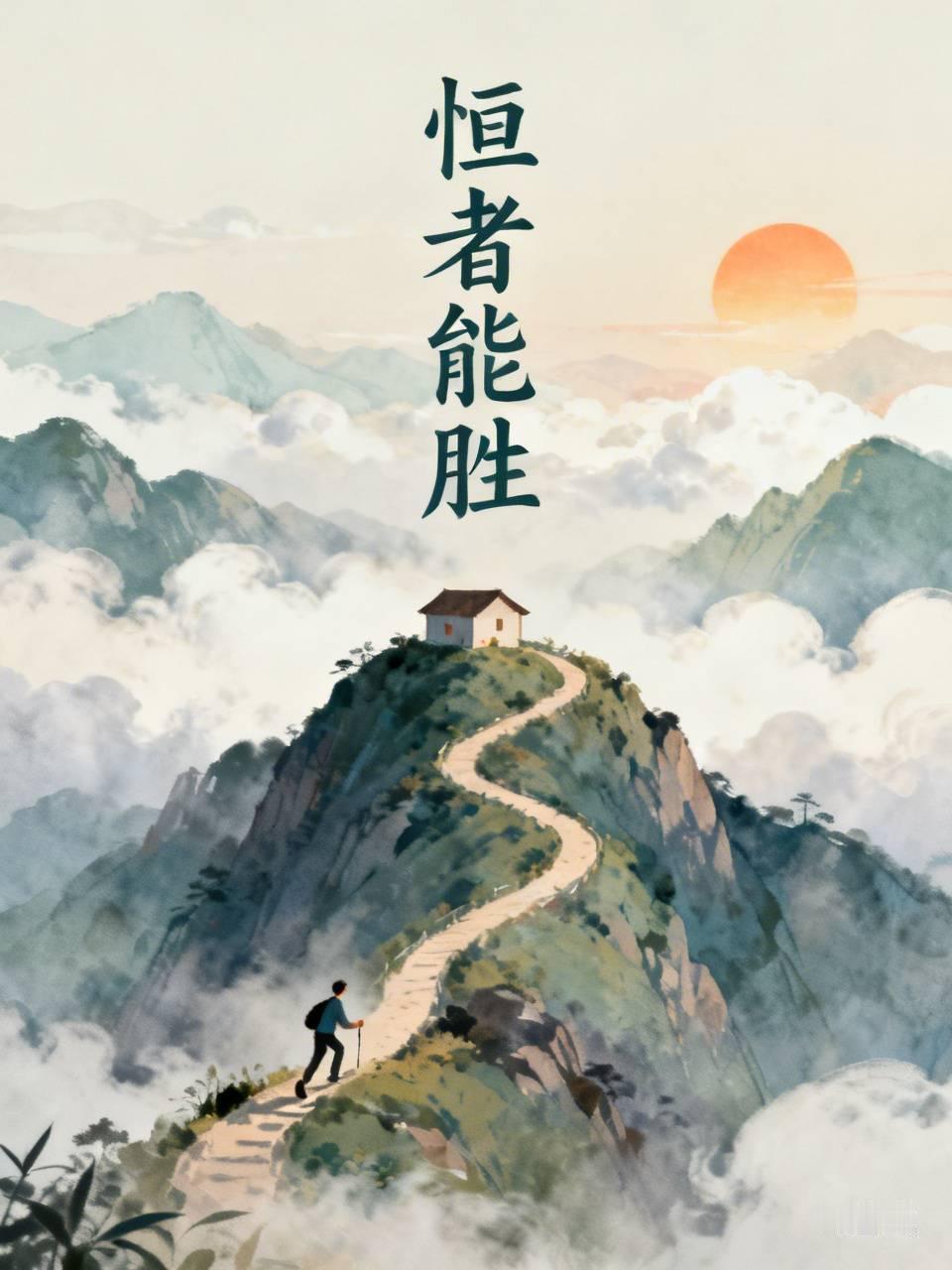 “人无恒心人无成”，这下联道出了坚持的重要性。没有恒心，做事就容易半途而废，成功