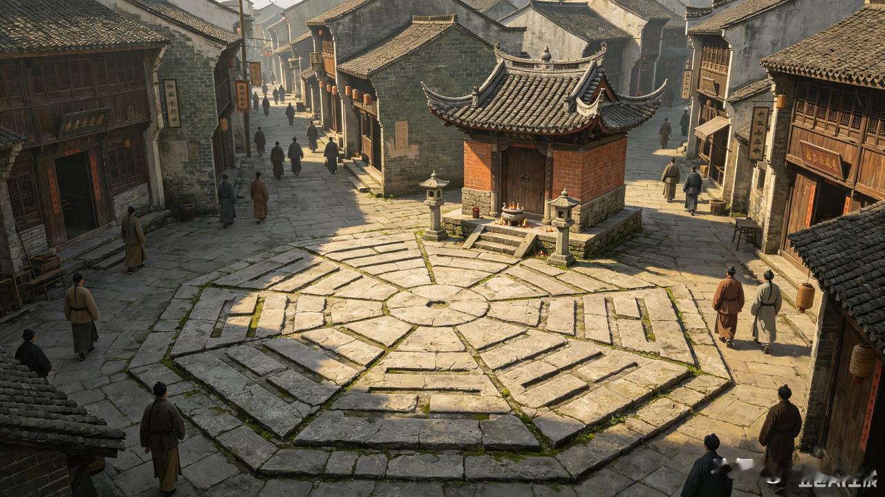 老鄂城八卦石坐落建设街与南浦路丁字路口东侧，清《武昌县志》记载石面纹路天然如八卦