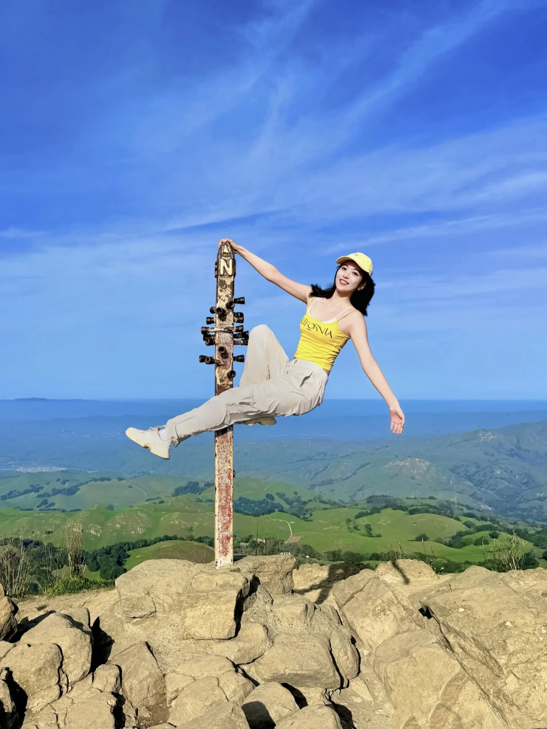 当攀岩人去爬Mission Peak🧗🏻‍♀️