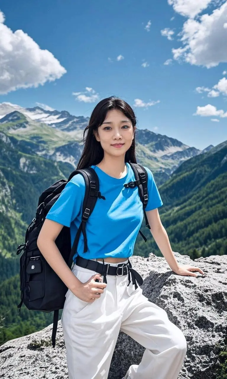 AI山巅旅人