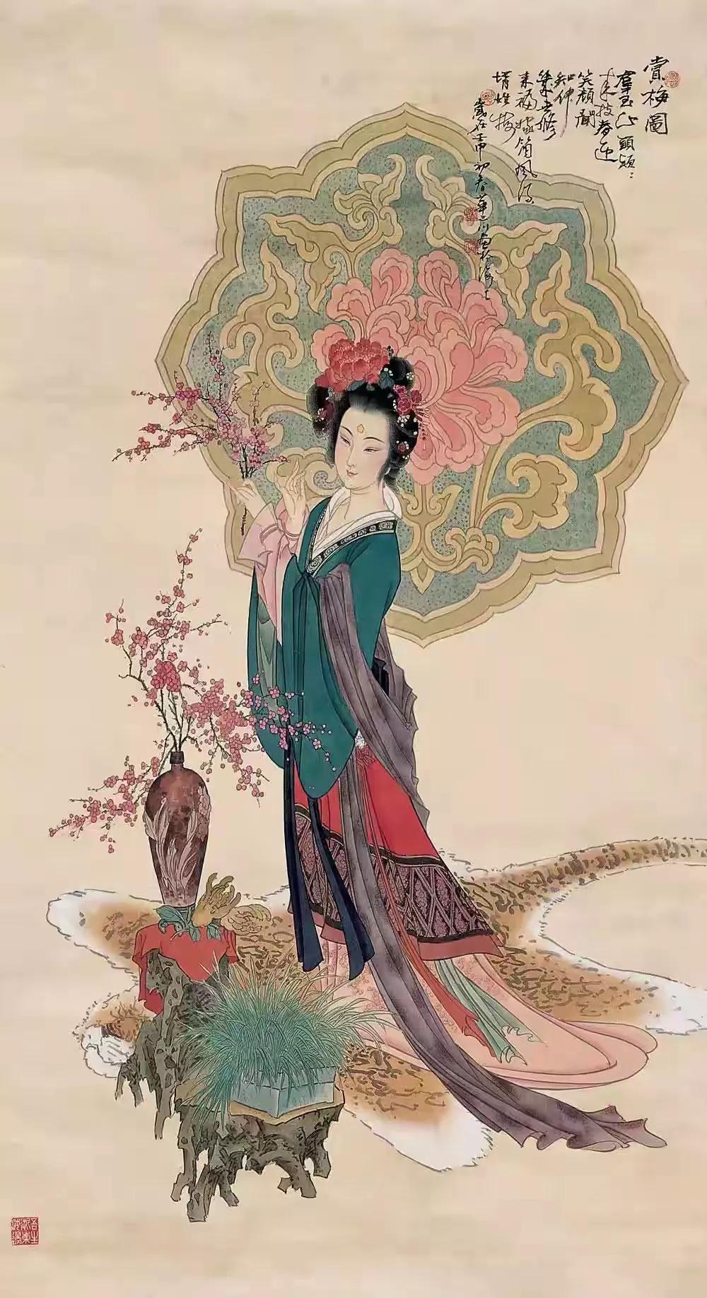 连环画大师华三川仕女画欣赏3