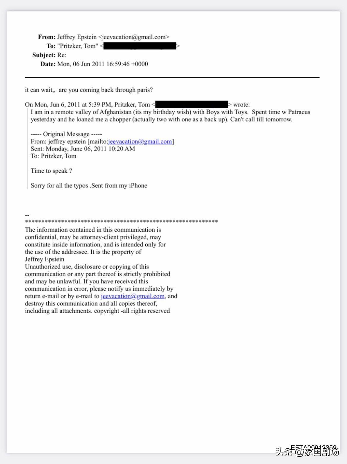 汤姆·普利兹克致信爱泼斯坦，讲述他梦寐以求的阿富汗“玩具男孩之旅”

凯悦酒店亿