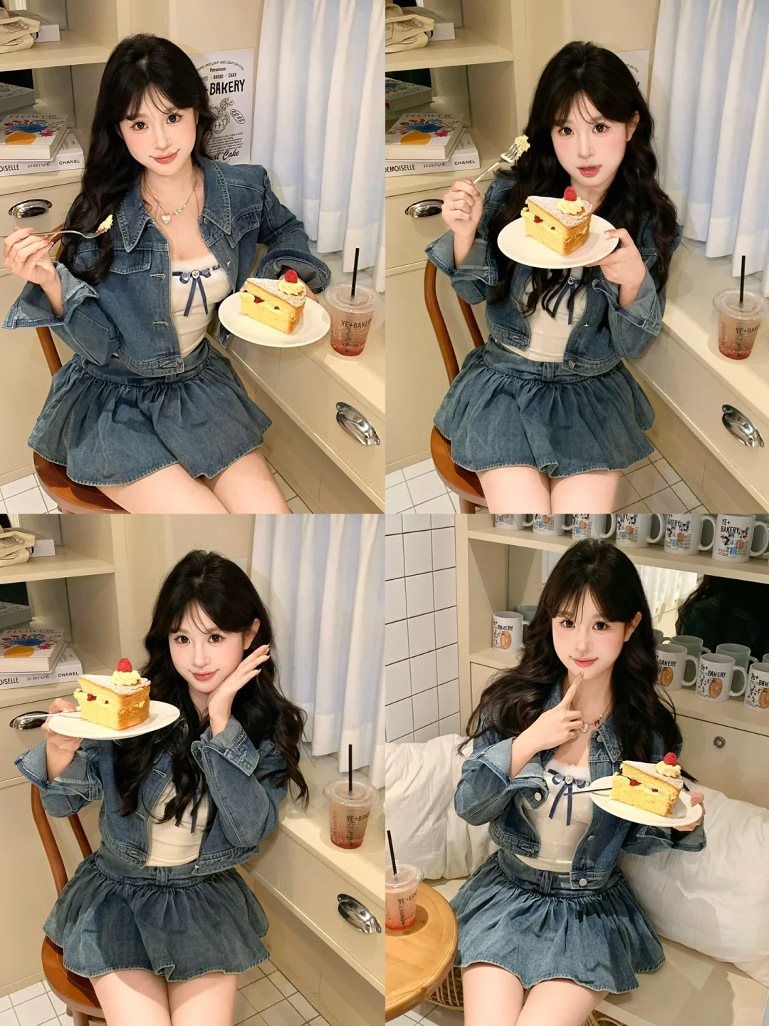 小幅度咖啡店万能拍照姿势🍰!!学起来