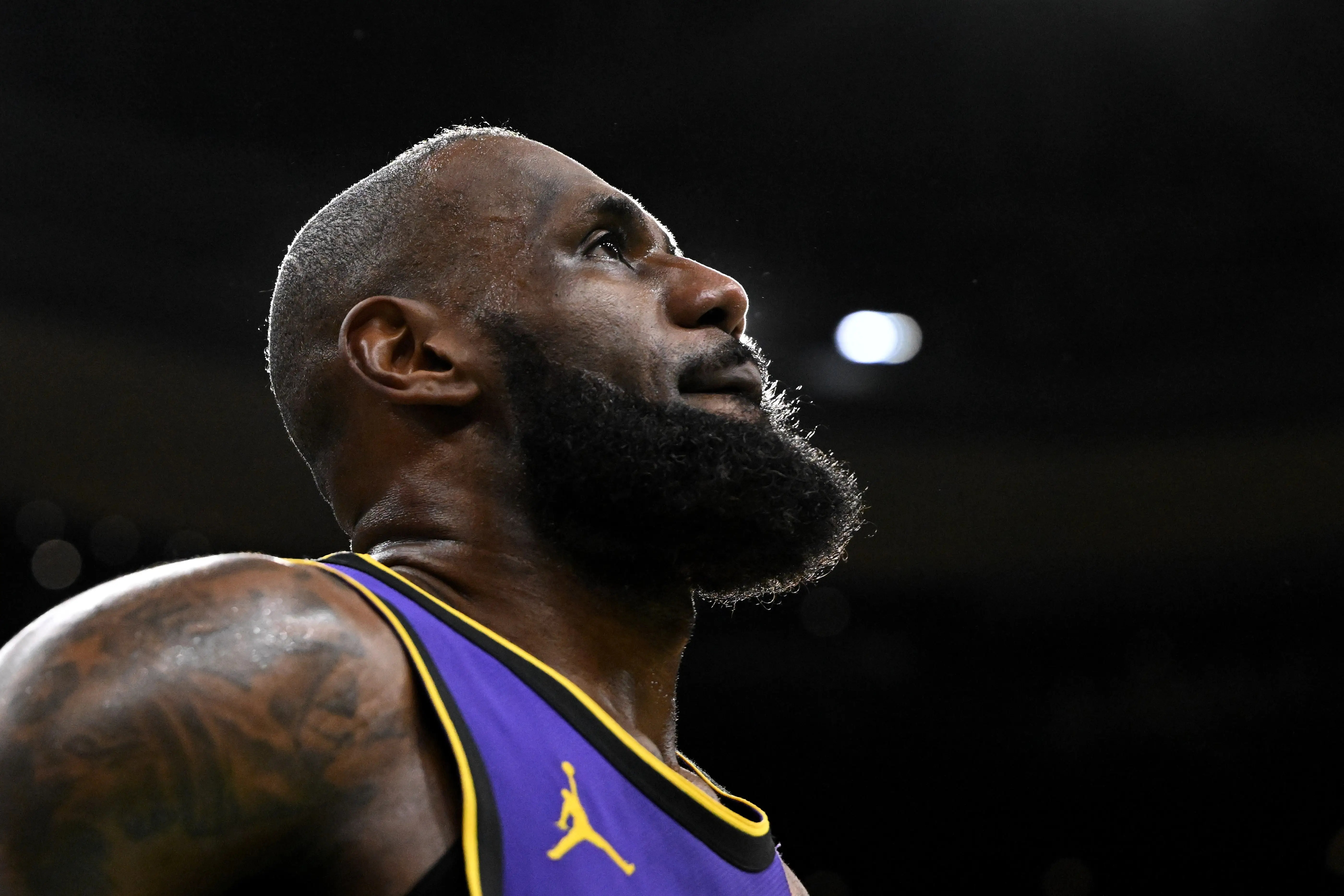 NBA湖人vs雷霆詹姆斯尽力局😭41 岁倾尽全力难救湖人西部半决赛 G1 湖人