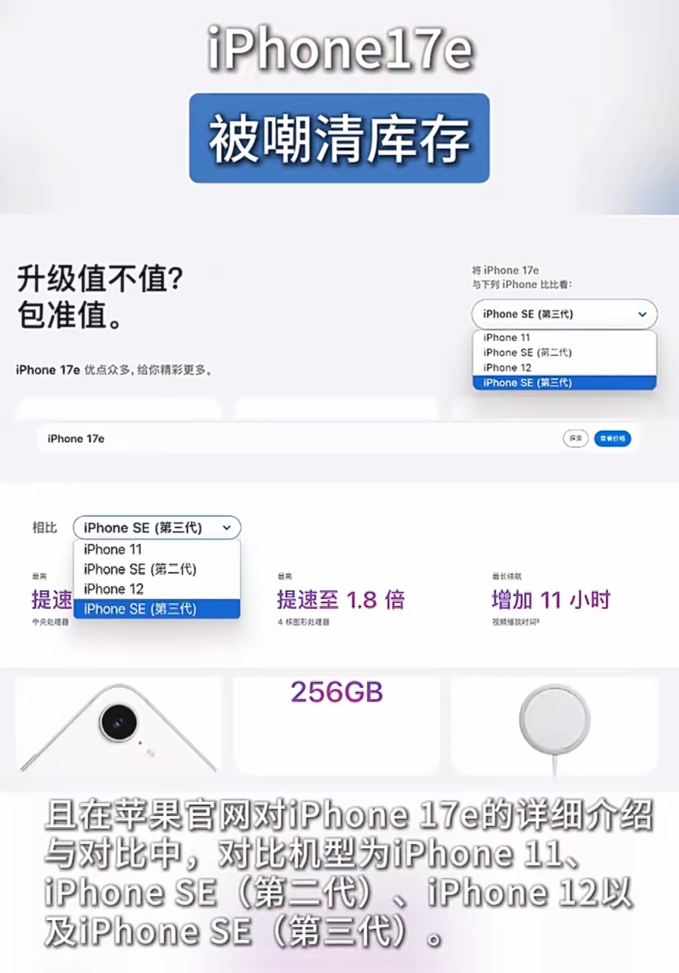 今夕是何年，苹果刚出的这个 iPhone17e，好像让我回到了2017，还有刘海