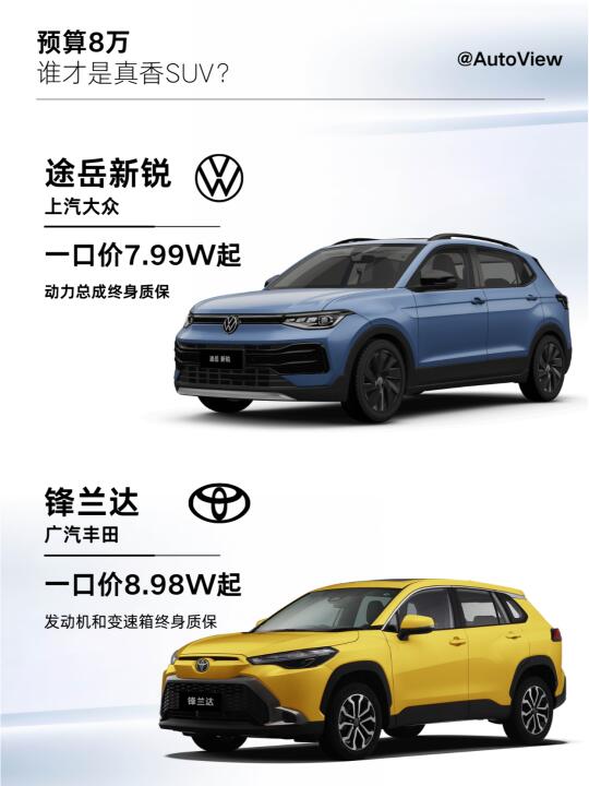 预算8万，谁才是真香SUV？