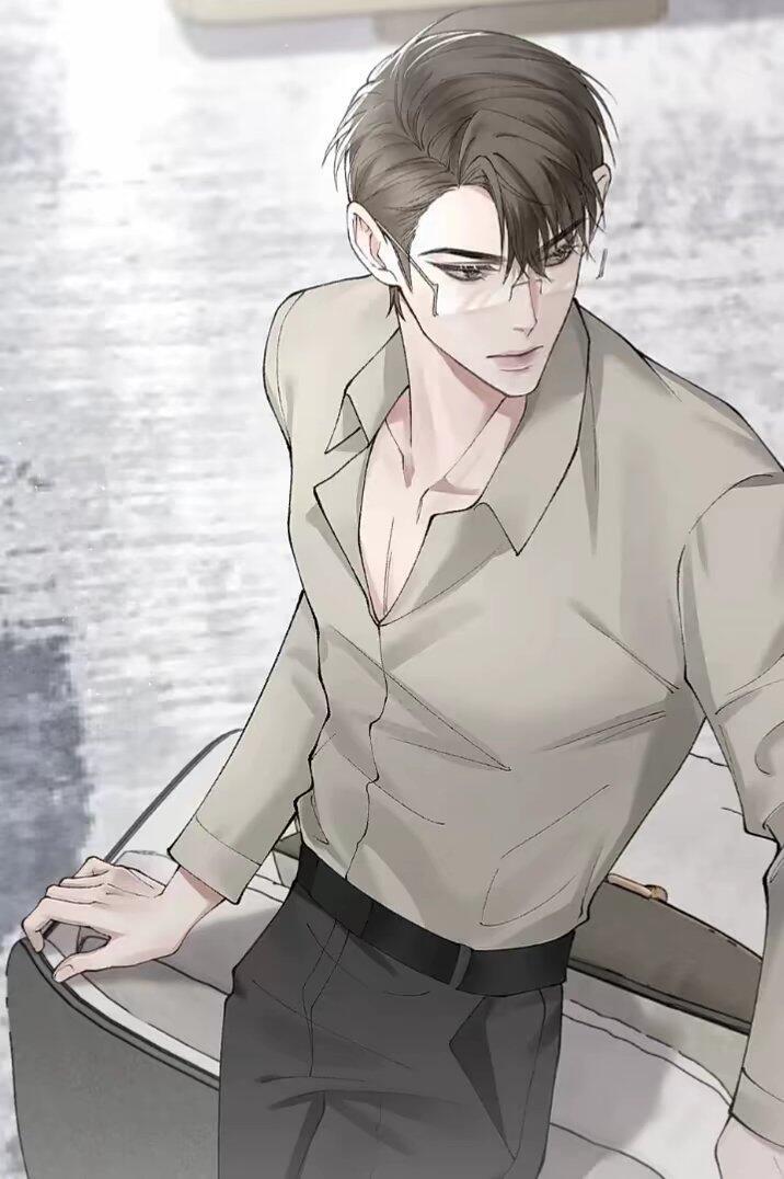 顾青裴只是简单穿着衬衫坐在那就很诱人了 针锋对决漫画 