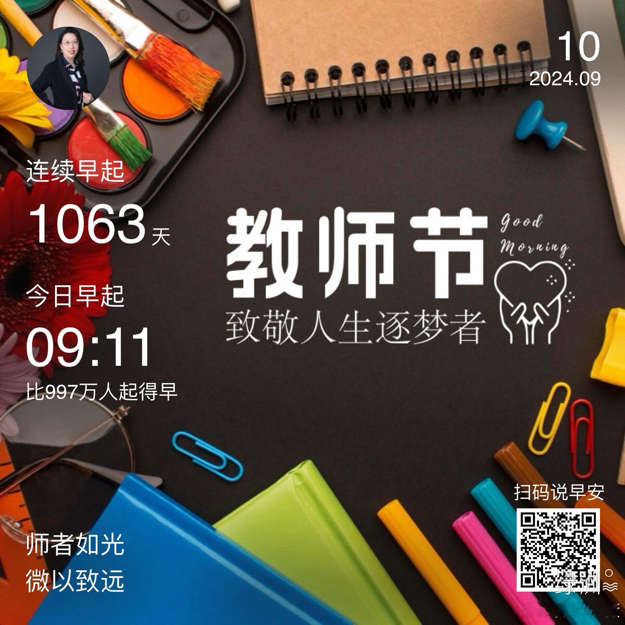 #早安#师者如光微以致远  ​​​
