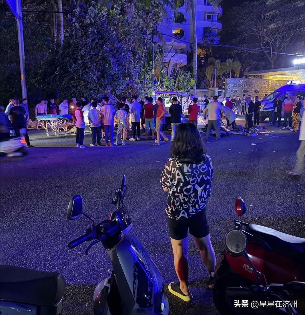 怪不得造成了2死5伤，
海南观光车被撞一事，
原因调查清楚了……
原来是……
这