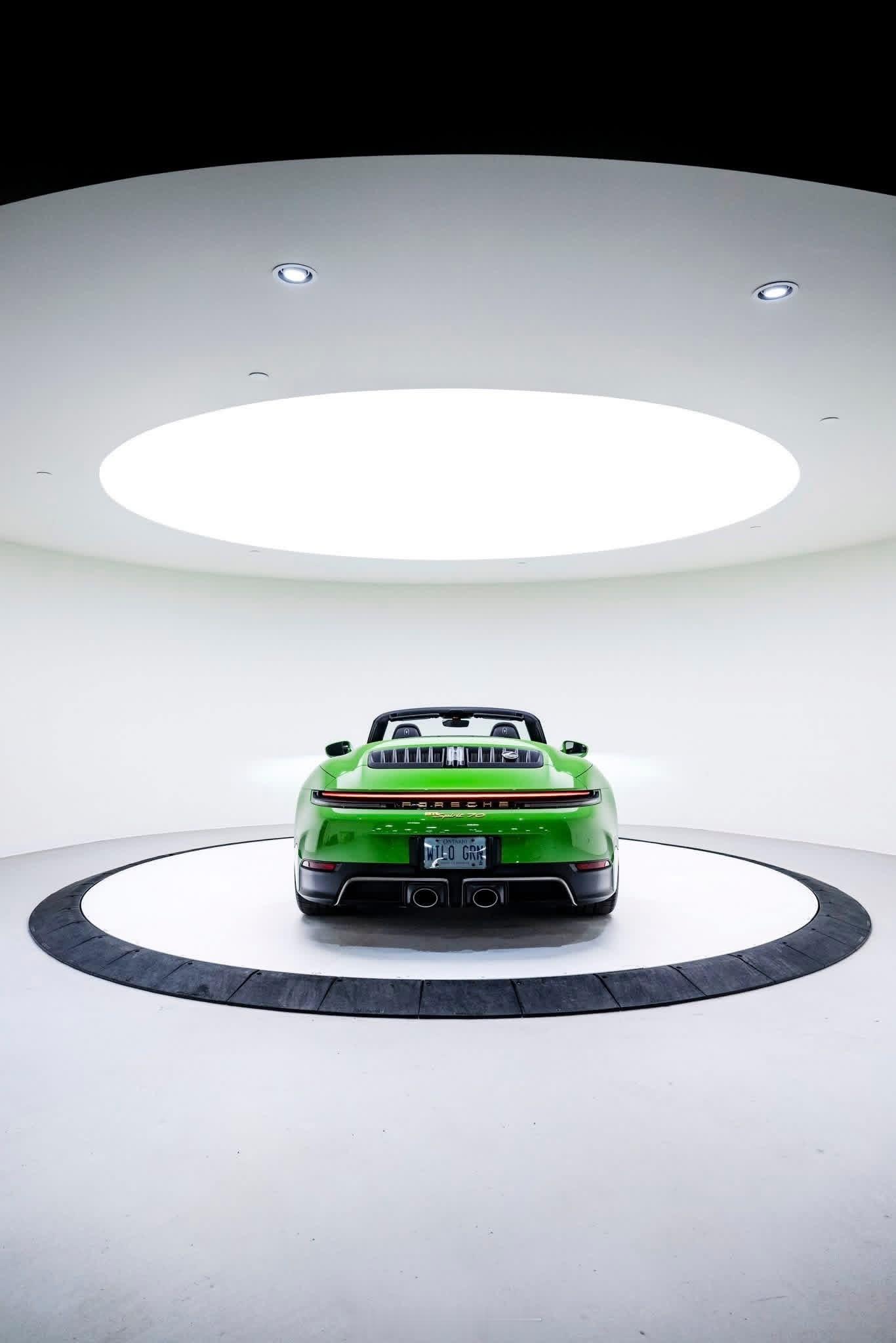 极品敞篷跑车🐍🐍🐍巨蟒绿涂装💚💚💚保时捷911 Spirit 70 