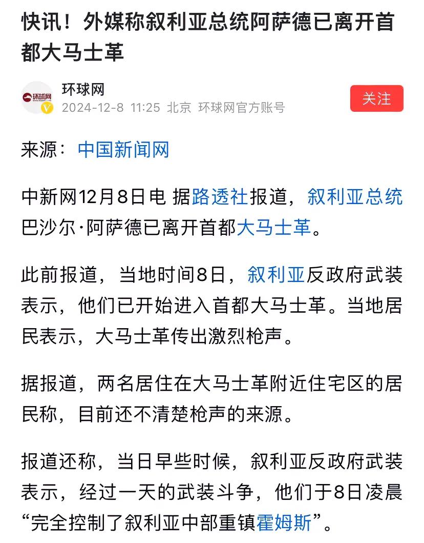 我们的专家无视叙利亚政府军一路狂逃的现状，还在信誓旦旦的说巴沙尔能稳住局势，结果