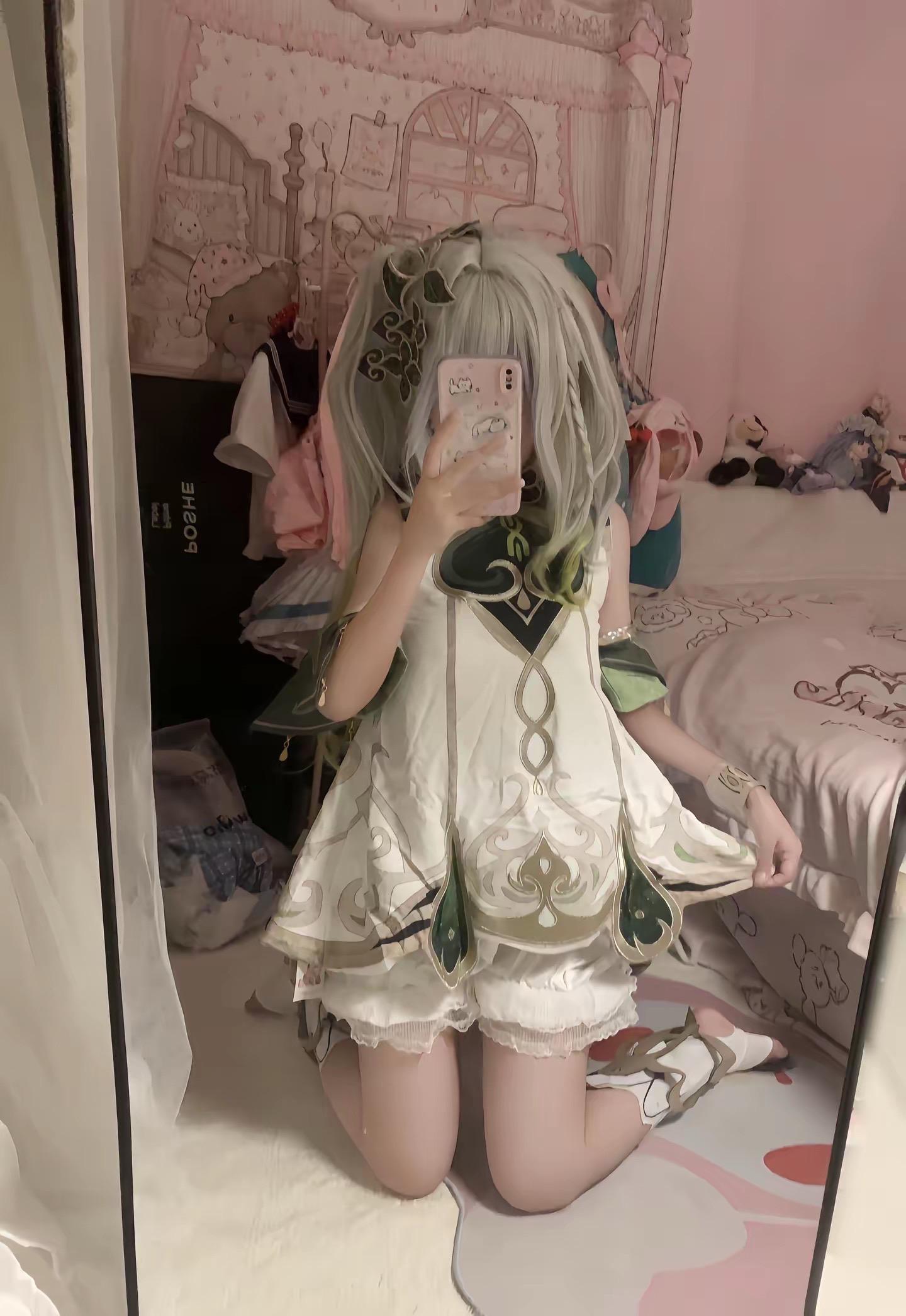 不萌则已 一萌惊人ꉂ ᳐˶ᵒ ᵕ ˂˶ ᳐ฅ纳西妲 原神
