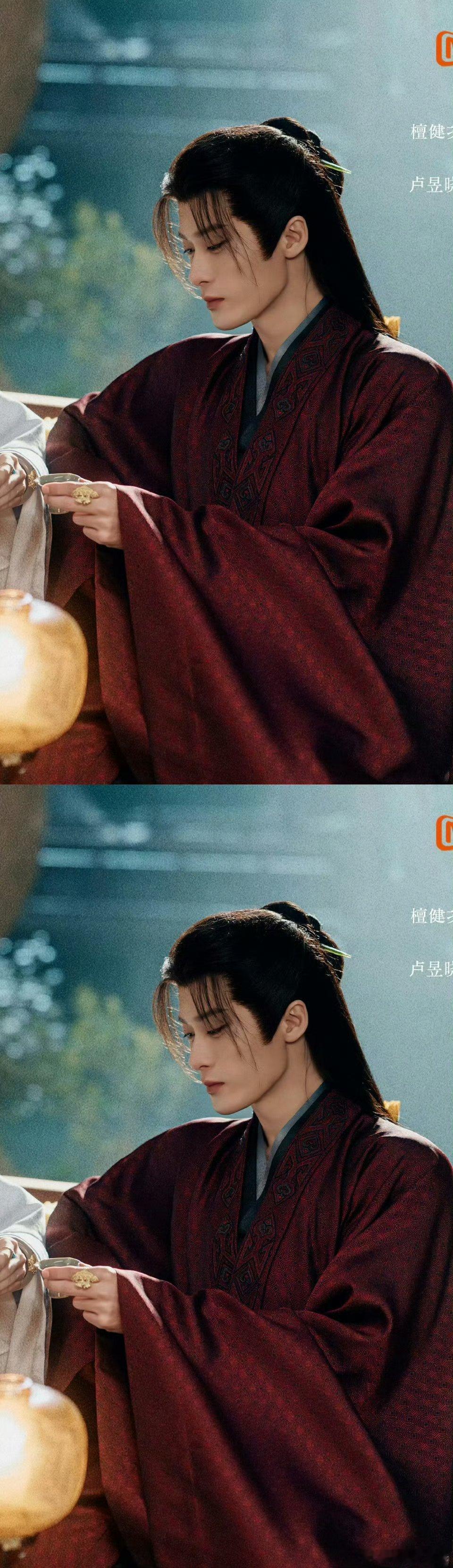 檀健次卢昱晓捧杯海报这个《何不同舟渡》爱必看檀健次太让人期待了！ 