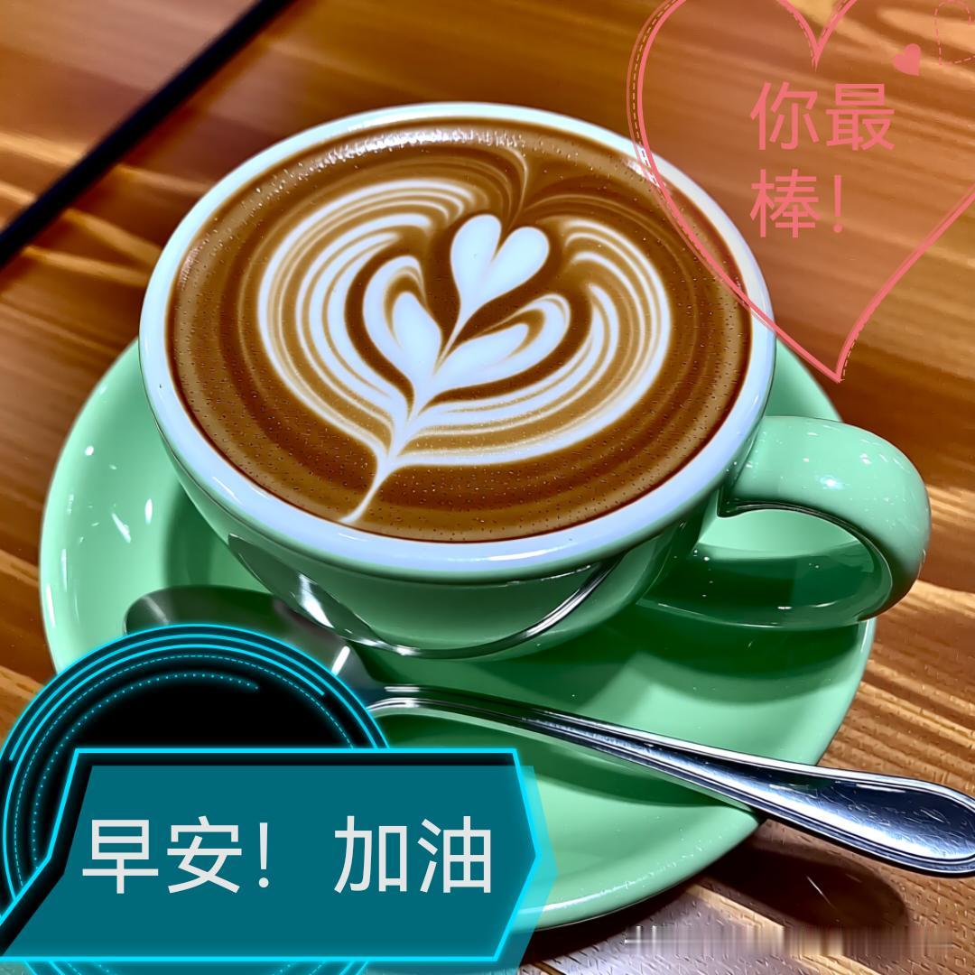 早安！开心的笑一笑吧，今天的你最棒，加油！记得善待自己，吃早餐哦。
祝你吉祥如意