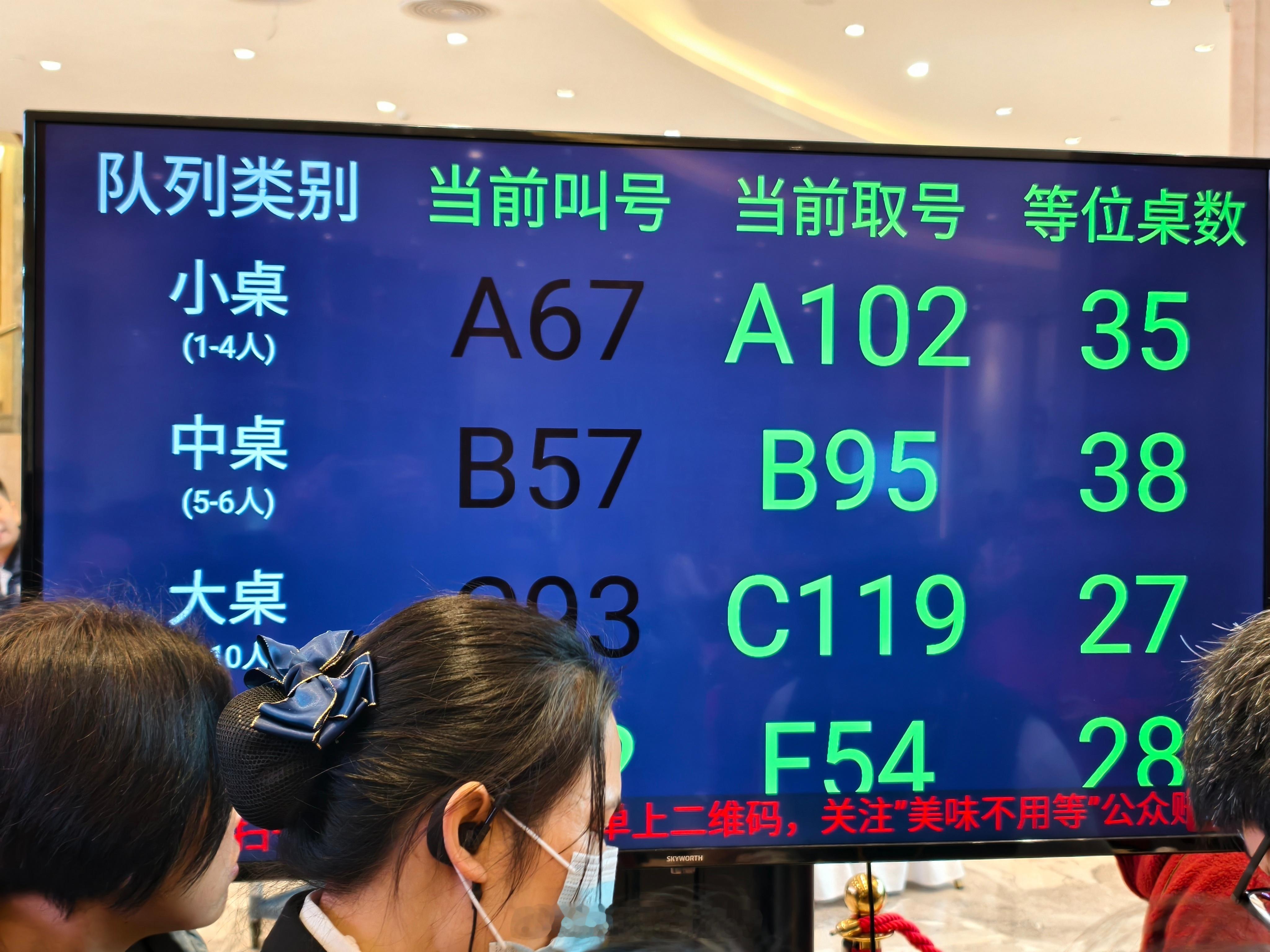 今天想喝个早茶难度 10 级超大桌前面排了 28 桌[裂开]果断放弃排队到家门口