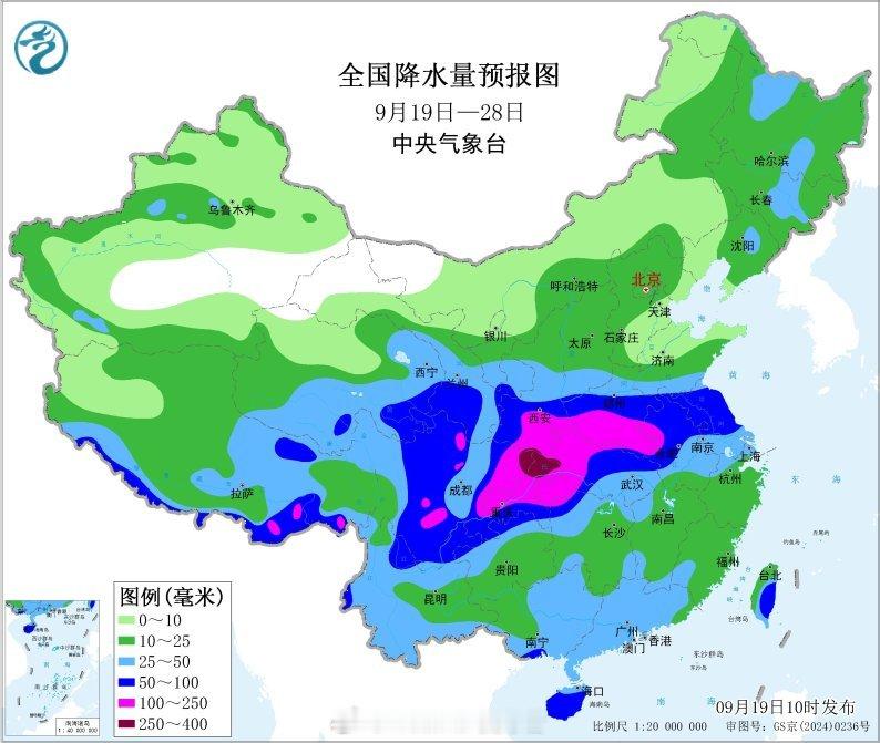 【主要天气过程】19-20日，东北地区、内蒙古、华北等地自西向东有小到中雨，黑龙