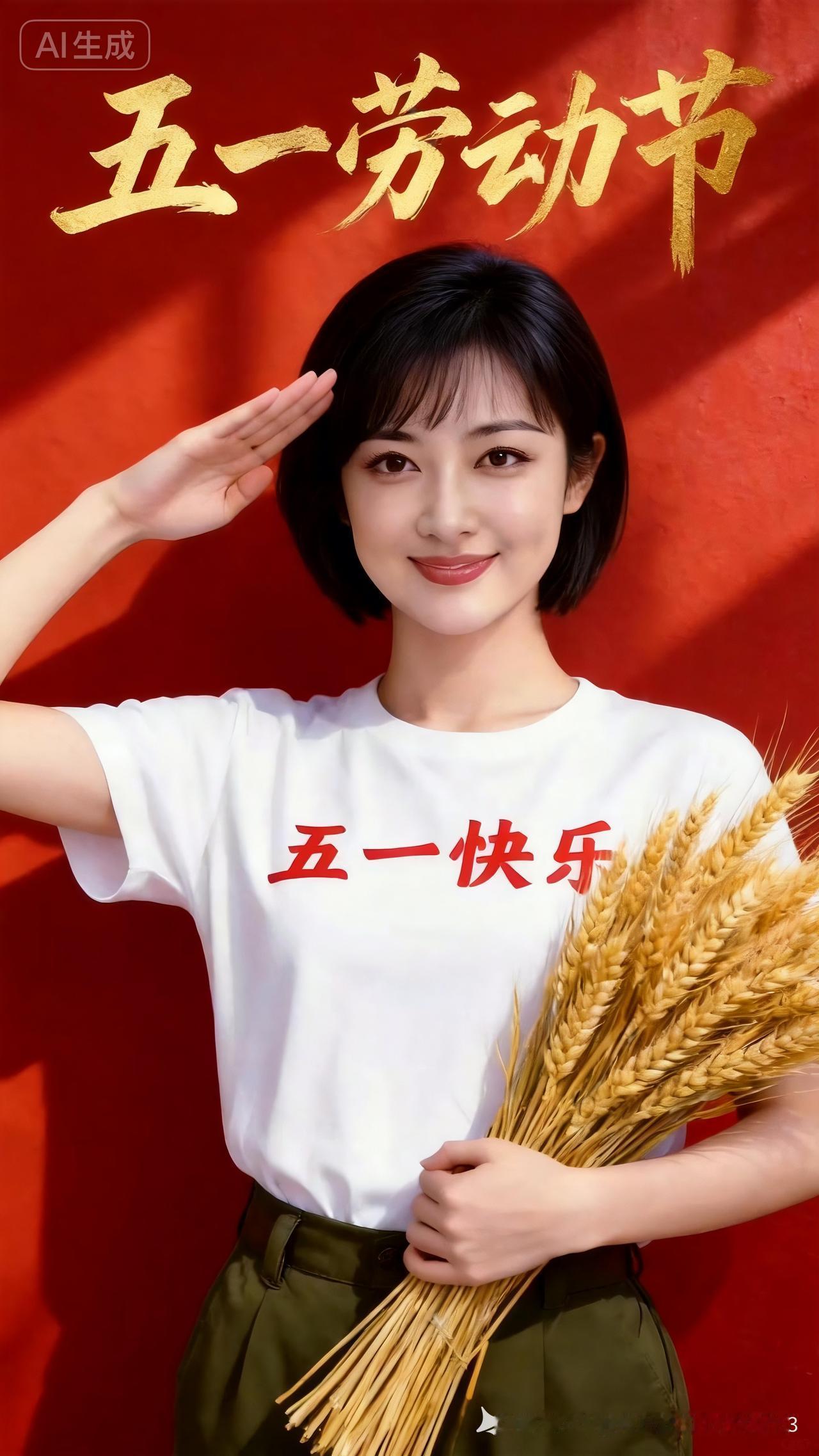 劳动节快乐，致敬每一位劳动者！🌾👏