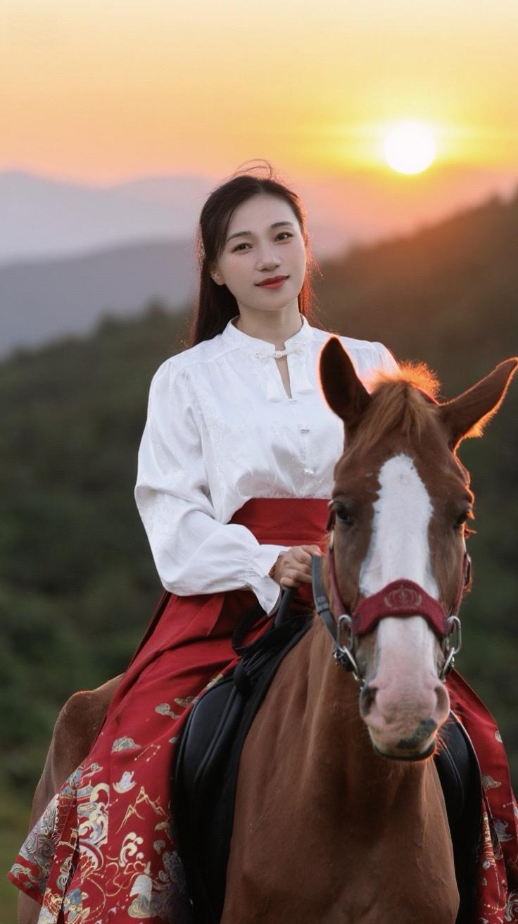 游牧生活 摩天小镇旅游度假区 民族服饰 摄影