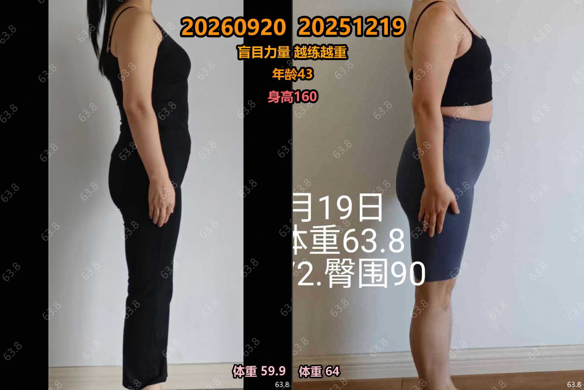 苹果型超重中年女性，减脂千万别盲目上手不适合自己的力量训练。  有位学...
