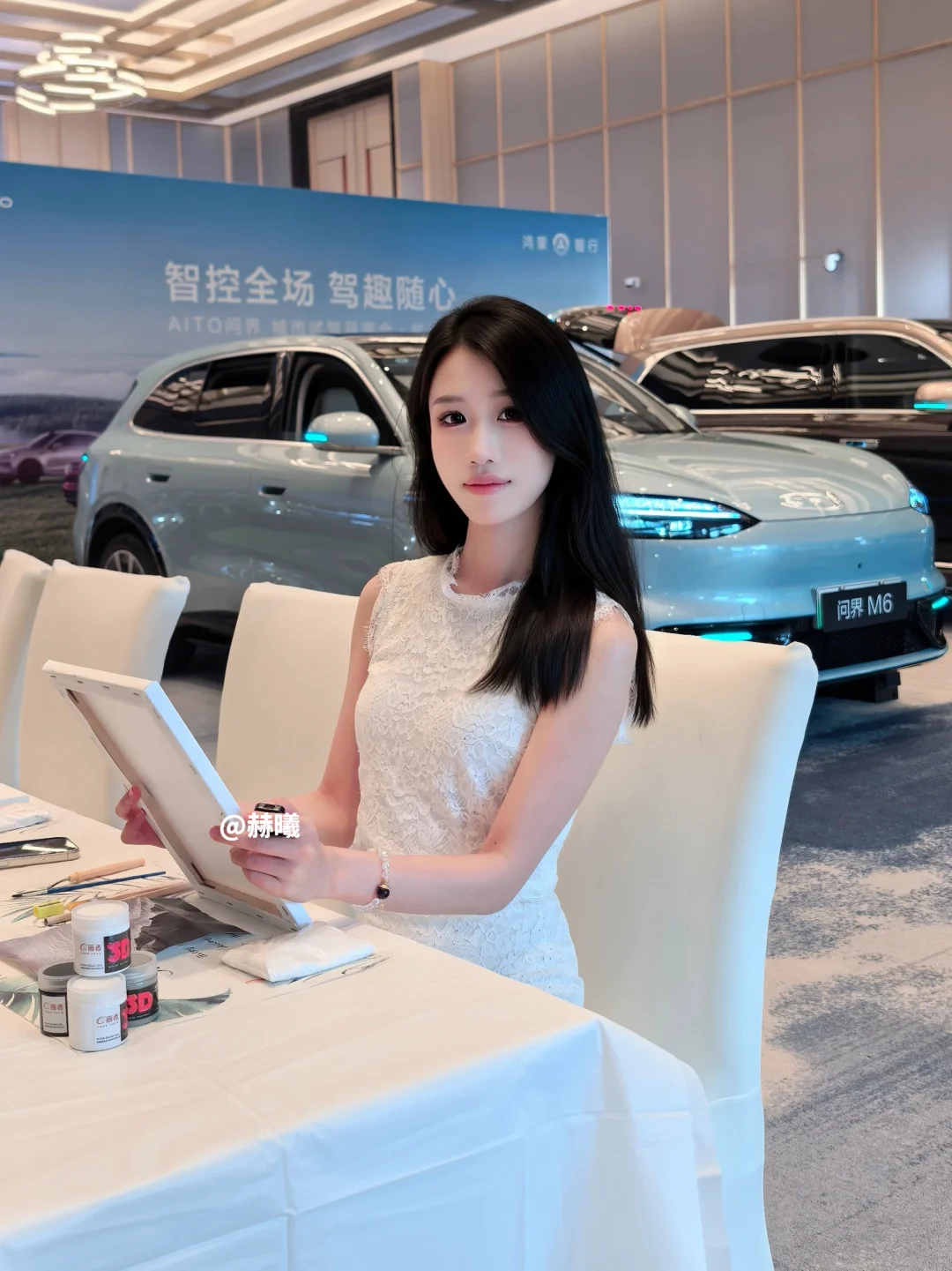 在良渚边试驾问界，边做手工，杭州站太会玩了