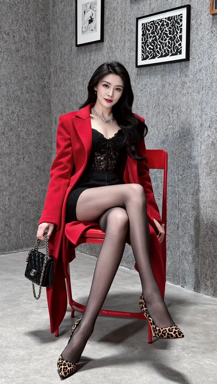 ai创作 冷艳写真