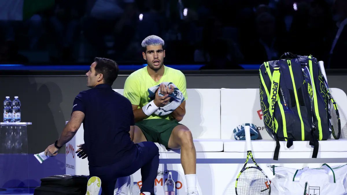 西媒报道，阿尔卡拉斯因肌肉水肿，可能缺席本周西班牙与捷克之间戴维斯杯四分之一决赛