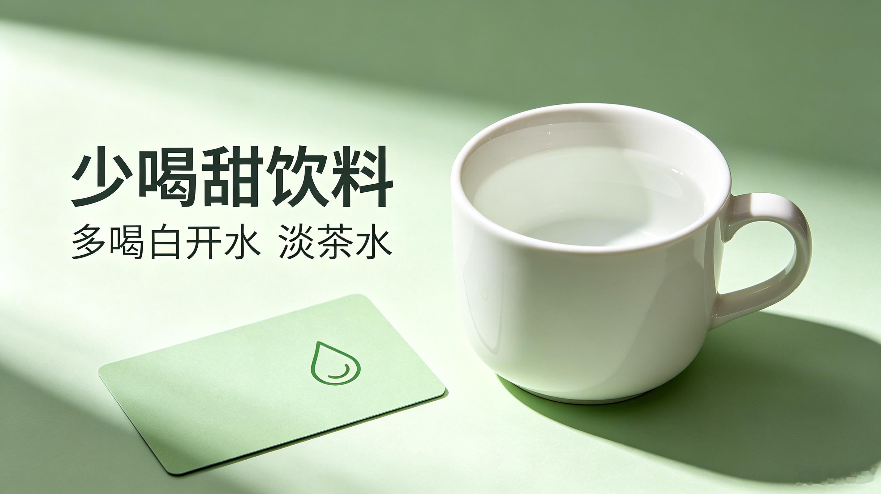 卫健委呼吁多喝白开水淡茶水世卫组织建议，成年人每日添加糖摄入最好控制在25克以内