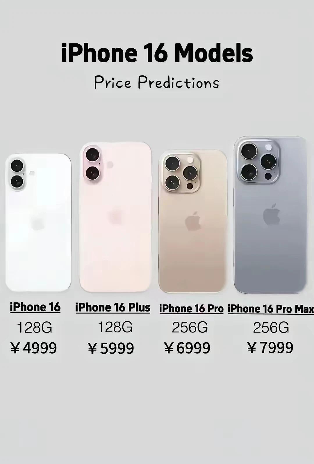 华为把苹果的价格打下来了？iPhone16 4999元起，Pro Max 799