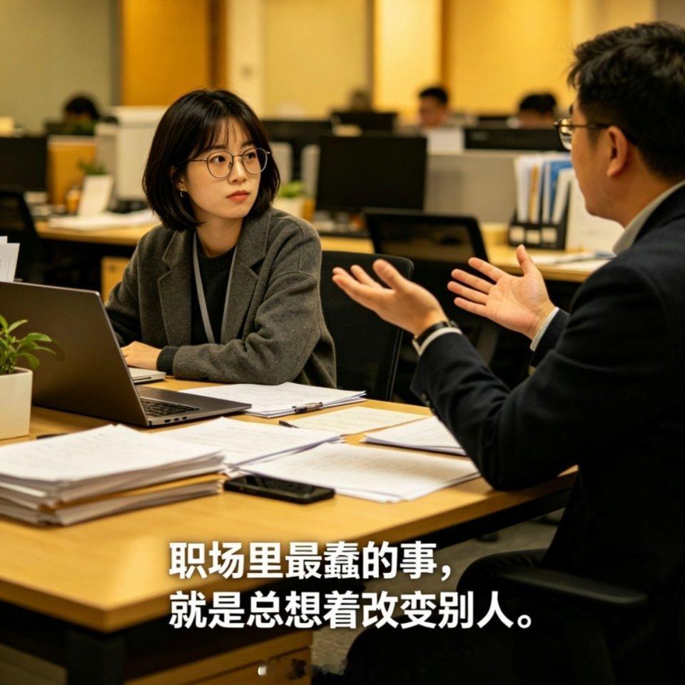 职场里最蠢的事，就是总想着改变别人。你以为是好心，其实全是自讨苦吃。每个人脑子里