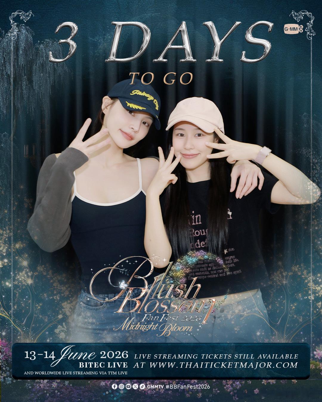 3 DAYS TO GO “Blush Blossom Fan Fest 202