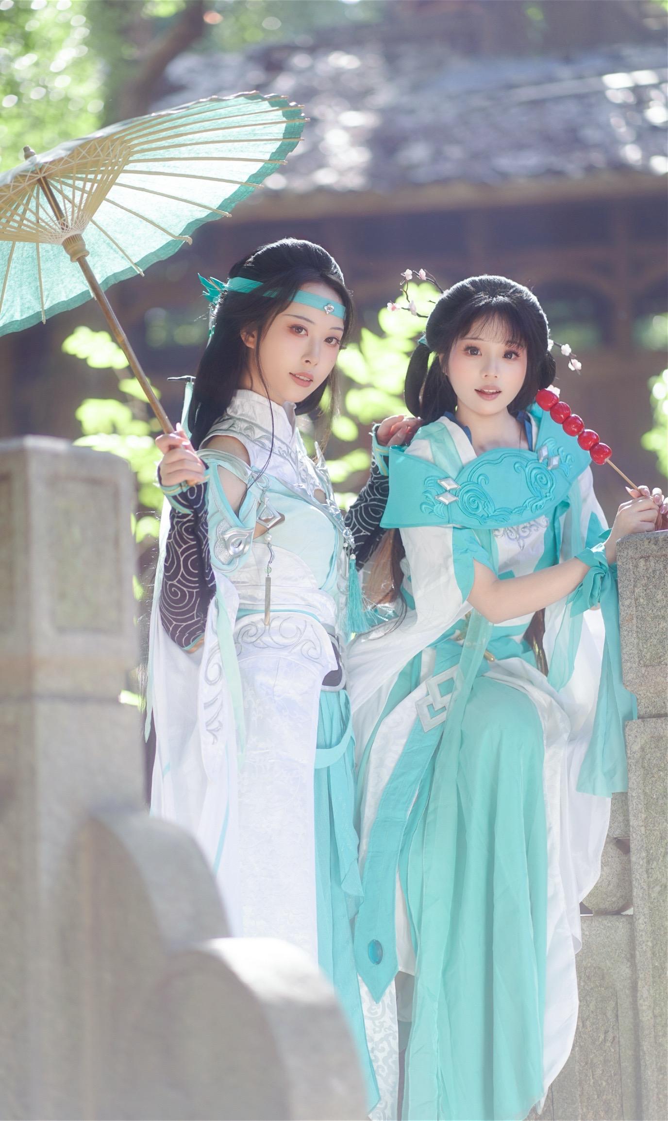 我只要和师姐在一起就够了！也是给我拍到了长歌双人了！