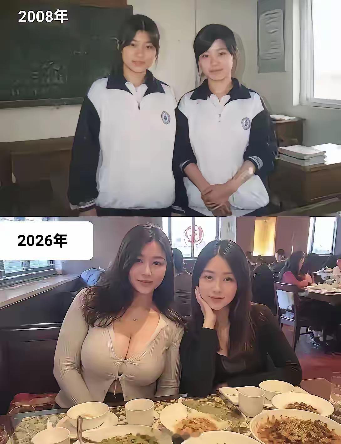 小姐姐18年的变化到底有多大？说好永远像个孩子，没想到你偷偷长大了！