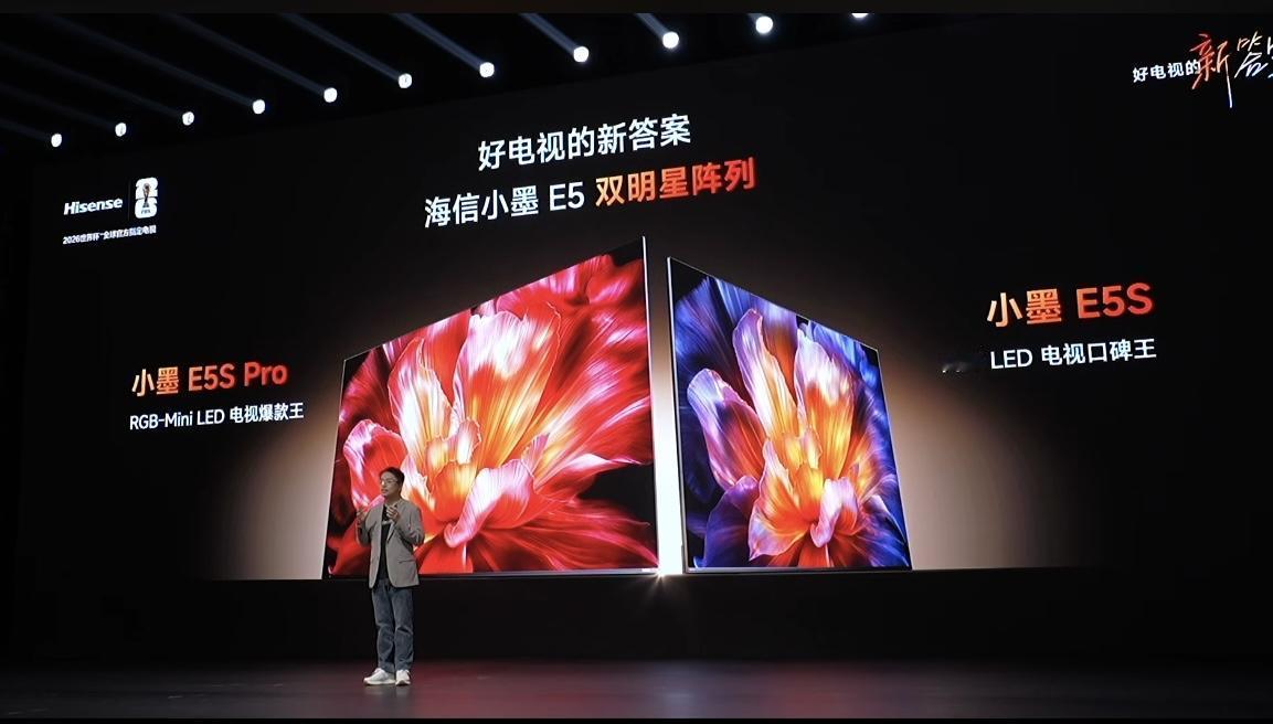 海信小墨E5S 价格
100"——14499——国补¥12999	
85"——9