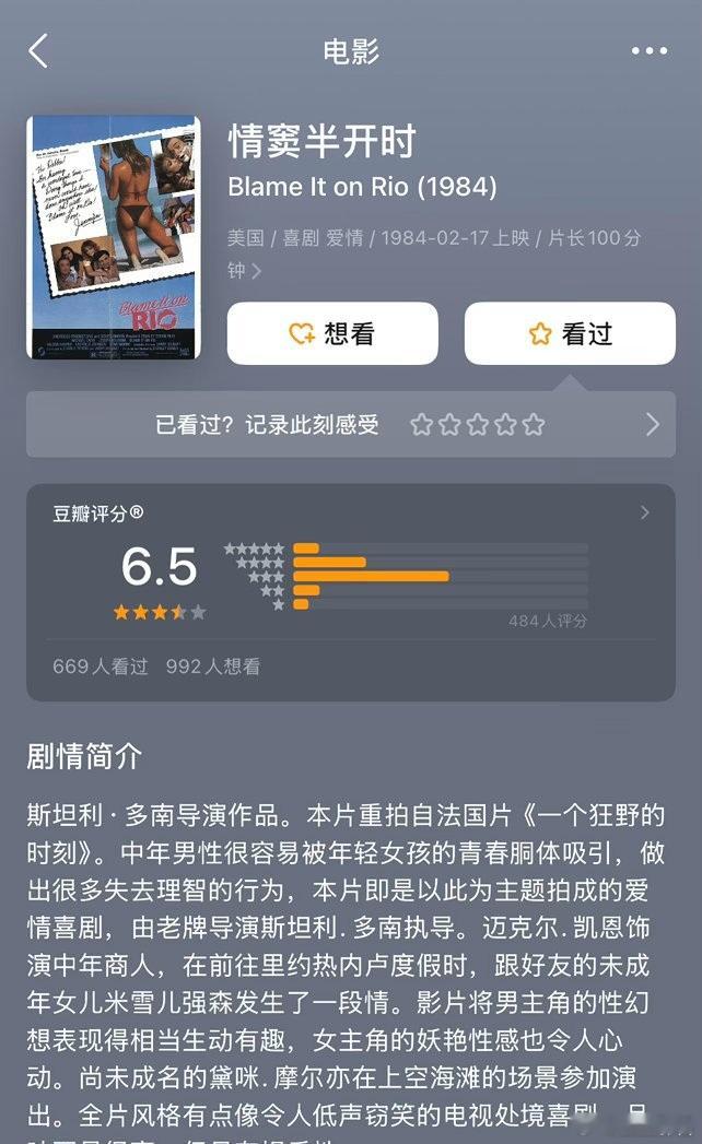 情窦半开时美国情s电影1984，法国另一部影片的原版 
