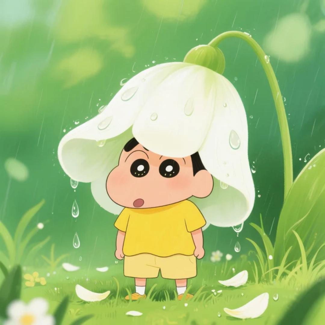 敲可爱蜡笔小新头像｜慢品人间烟火色，闲观万事岁月长