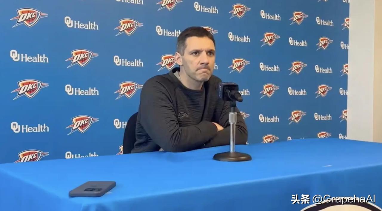 雷霆主帅马克-戴格诺特接受了记者采访，谈到了阿德巴约砍下83分职业生涯新高。
