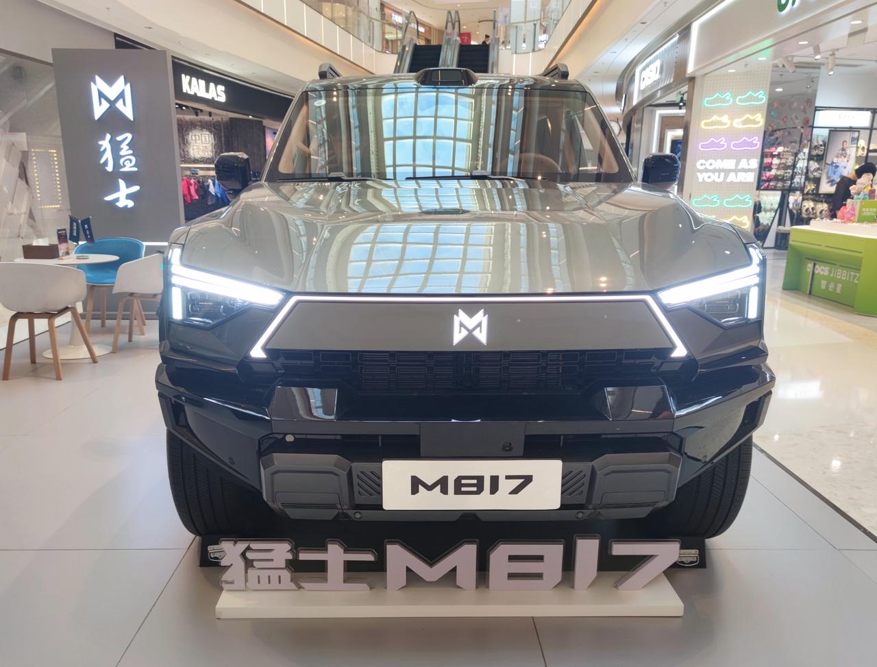 豪华智能越野《猛士M817》
   东风汽车旗下大型混动SUV，猛士M817春季