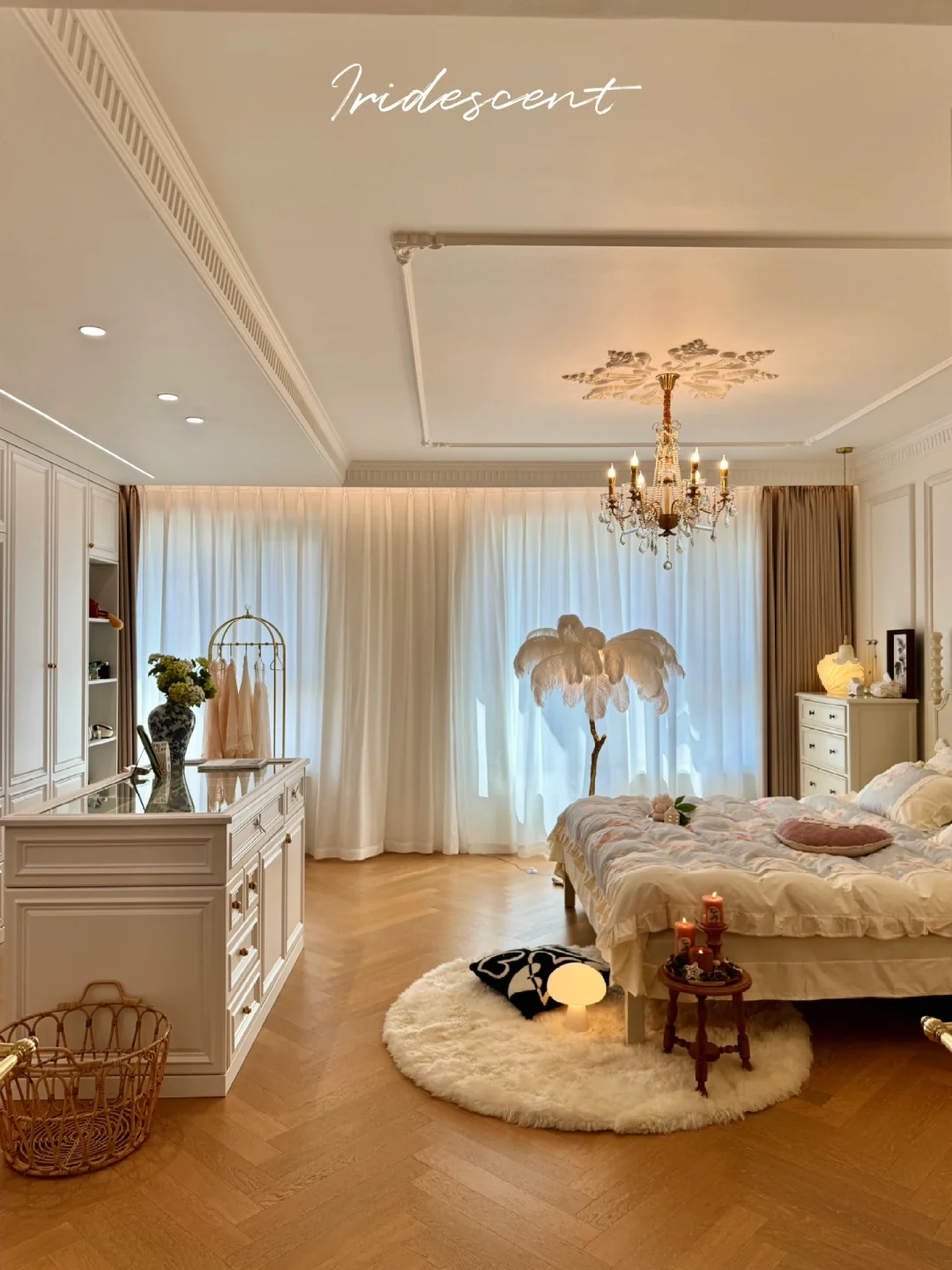 两室改造衣帽间+卧室🎀这个设计真的太牛了！