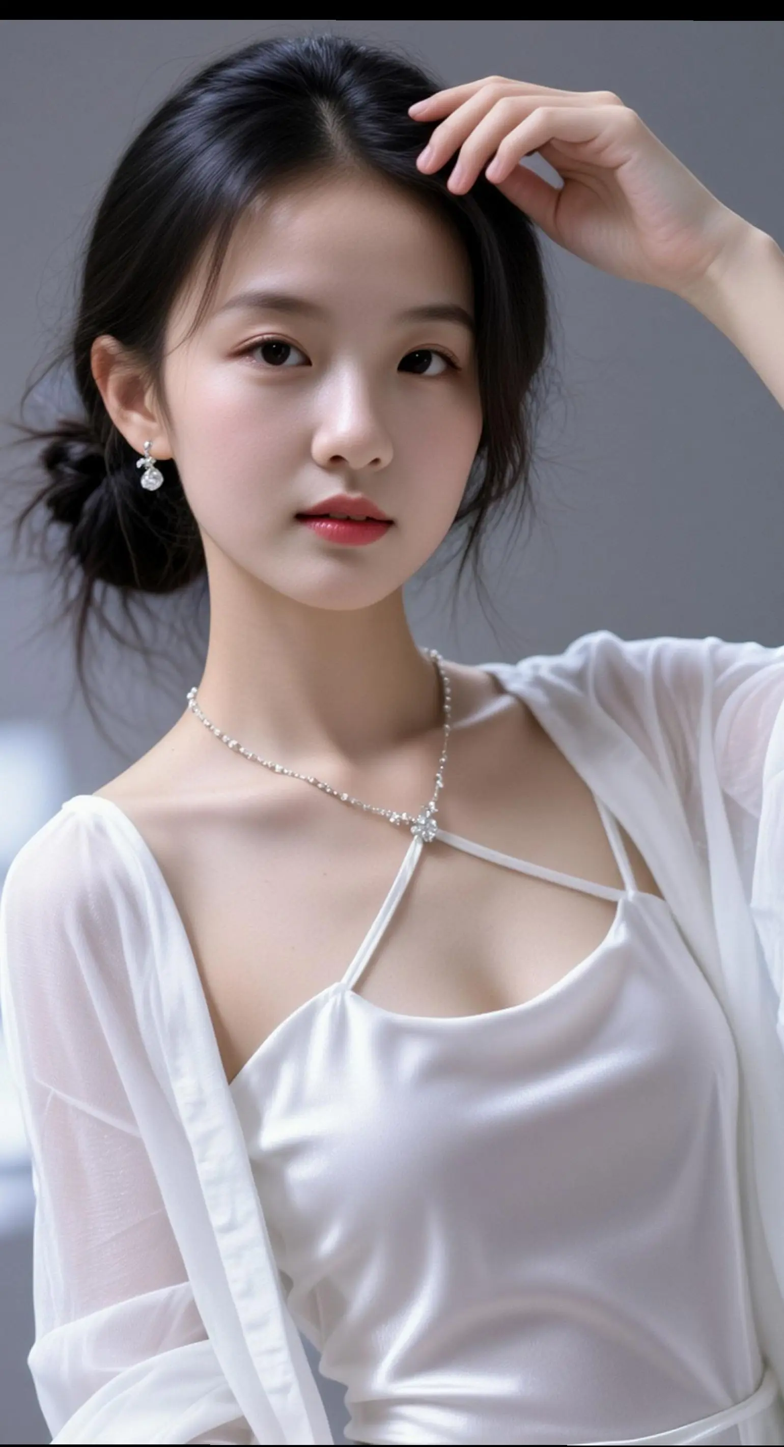 AI清透白纱照 ai创作