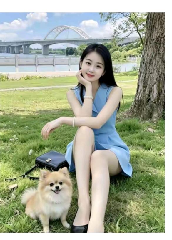 “遛”狗
美女方年二十八；
至今还是大姑娘；
闲余无事遛遛狗；
消遣一下又如何；