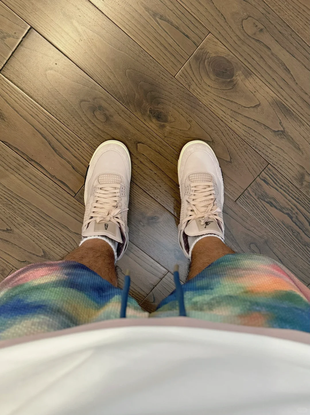 扎染短裤｜白Tee穿搭