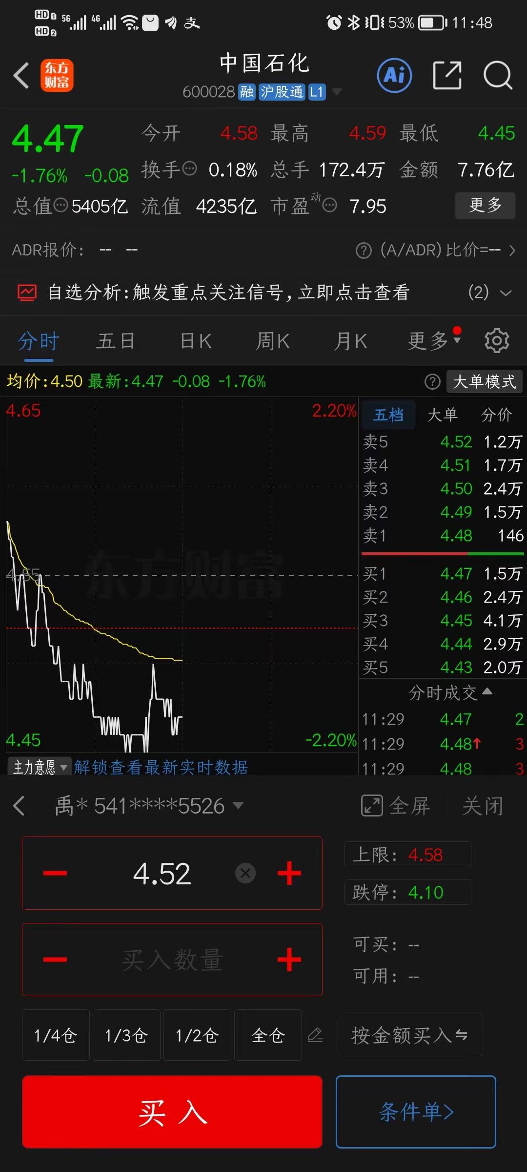 我会永远记住2026年6月26日，一个早上输掉了28900元，4598家下跌。试