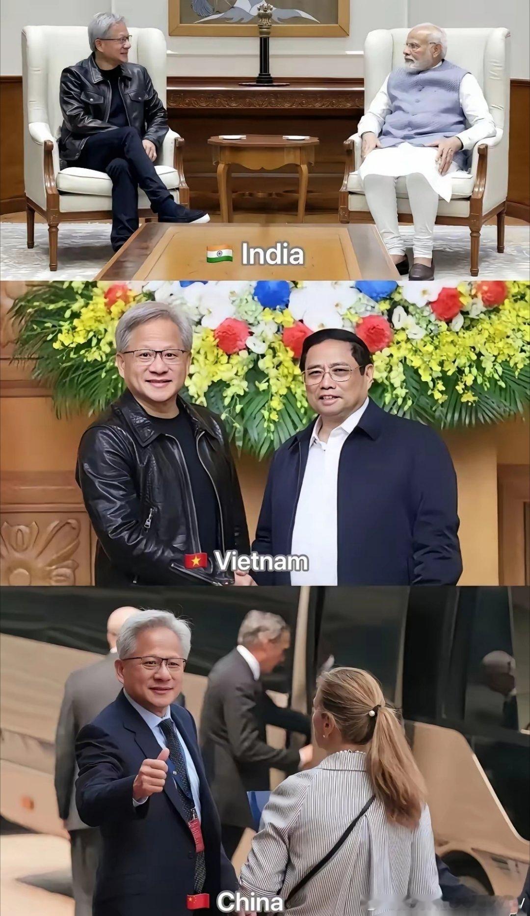接到川普的电话后，黄仁勋扔下了一屋子的皮夹克。 