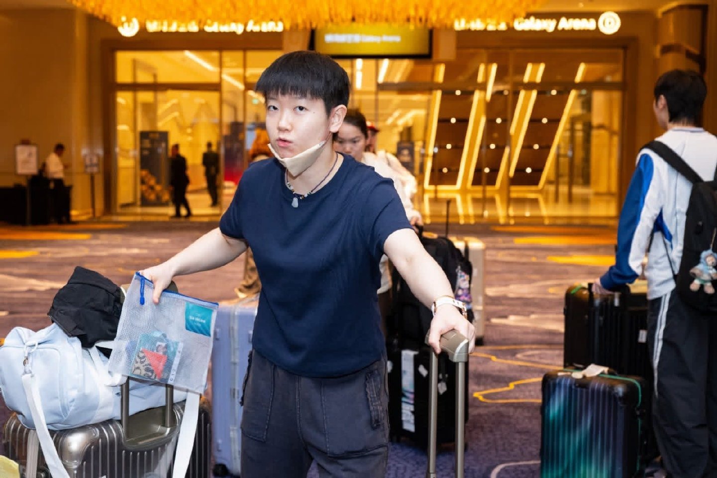 #国乒球员抵达澳门#据相关消息，国乒队员已抵达中国澳门参加澳门世界杯。2026年