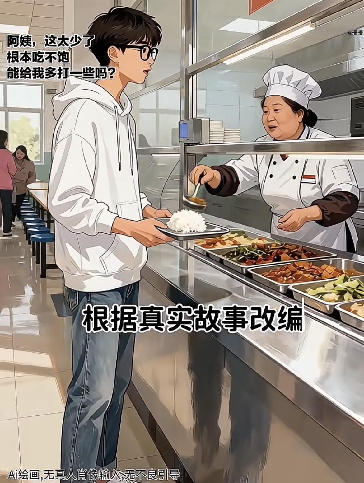 我们的第二食堂，学校的抠门。