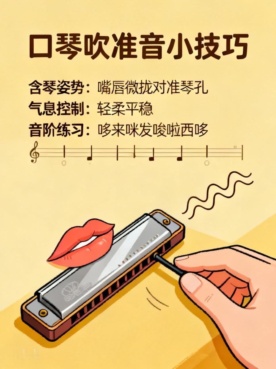 口琴孔小,怎么才能吹准音? 口琴孔小，想吹准音还真得下点功夫。我之前练口琴时也老