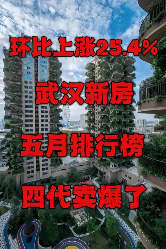 武汉新房‼️五月排名‼️四代房卖爆了‼️