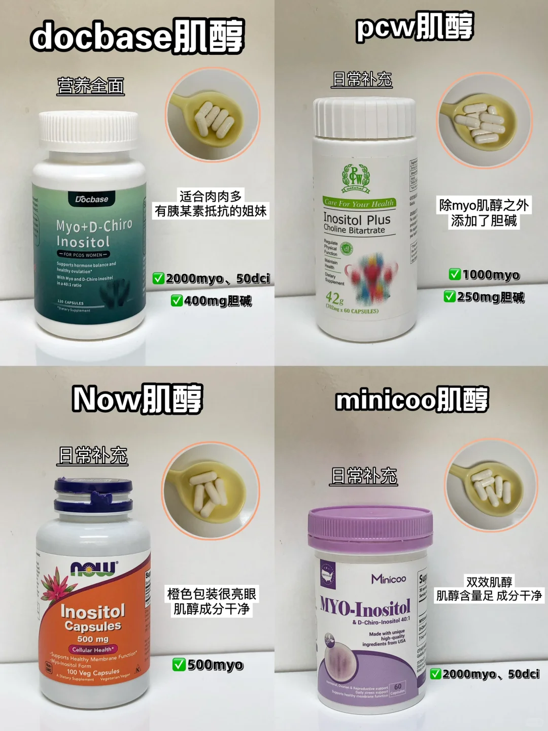 肌醇怎么选？一篇解决你的选择困难！